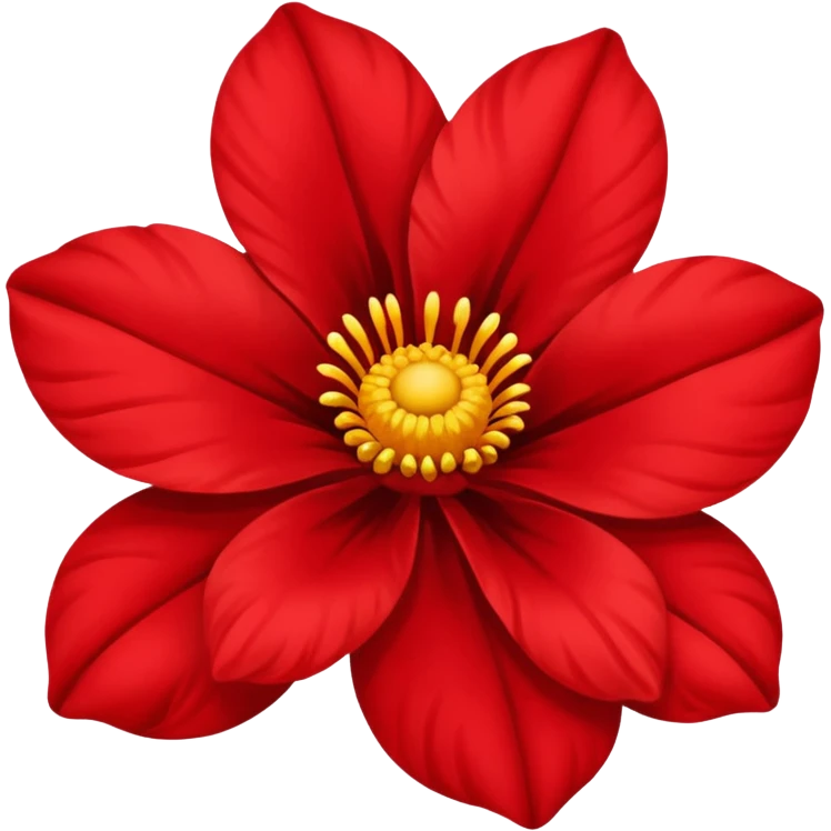 red flower emoji