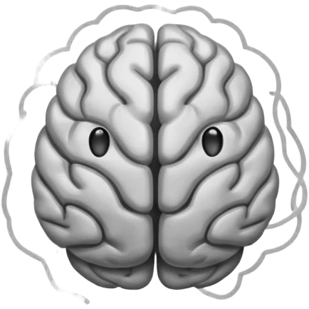 No brain emoji