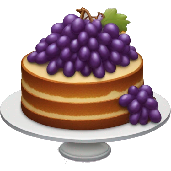 grape cake emoji