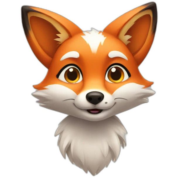 cute animated fox emoji
