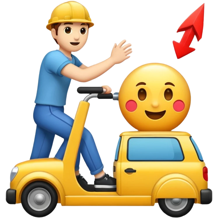 Moving  emoji