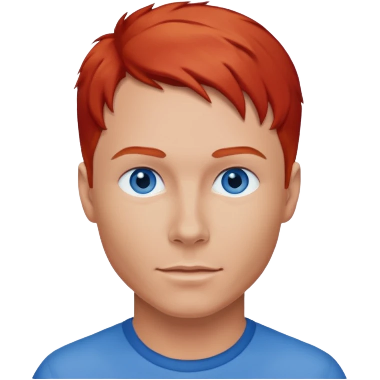 Brian Littrell blue eyes, red hair emoji