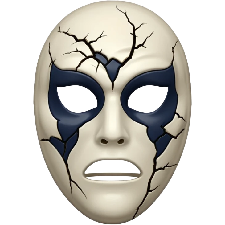 haunted dark mask emoji