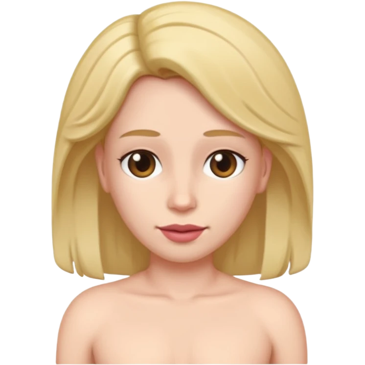 Nude Frontal Body Of An Transwoman.With A Dick, Along With An Cute Nutsack On It. emoji