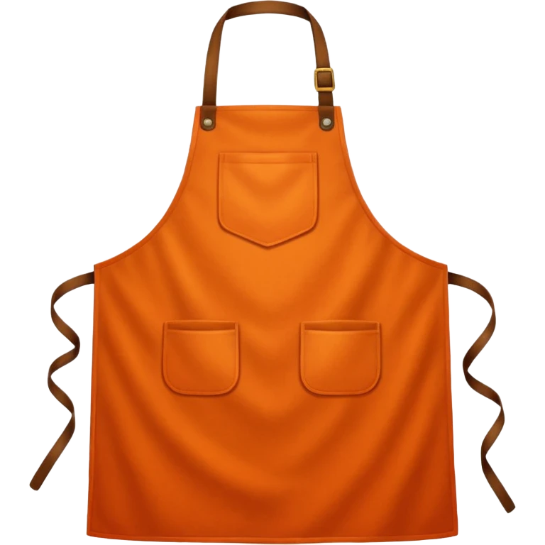 orange apron emoji
