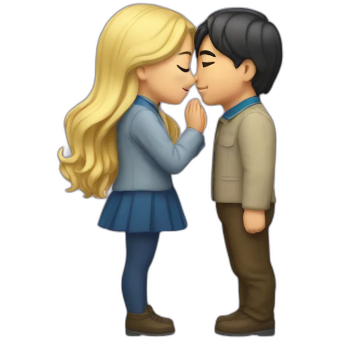 tokayev kiss girl emoji