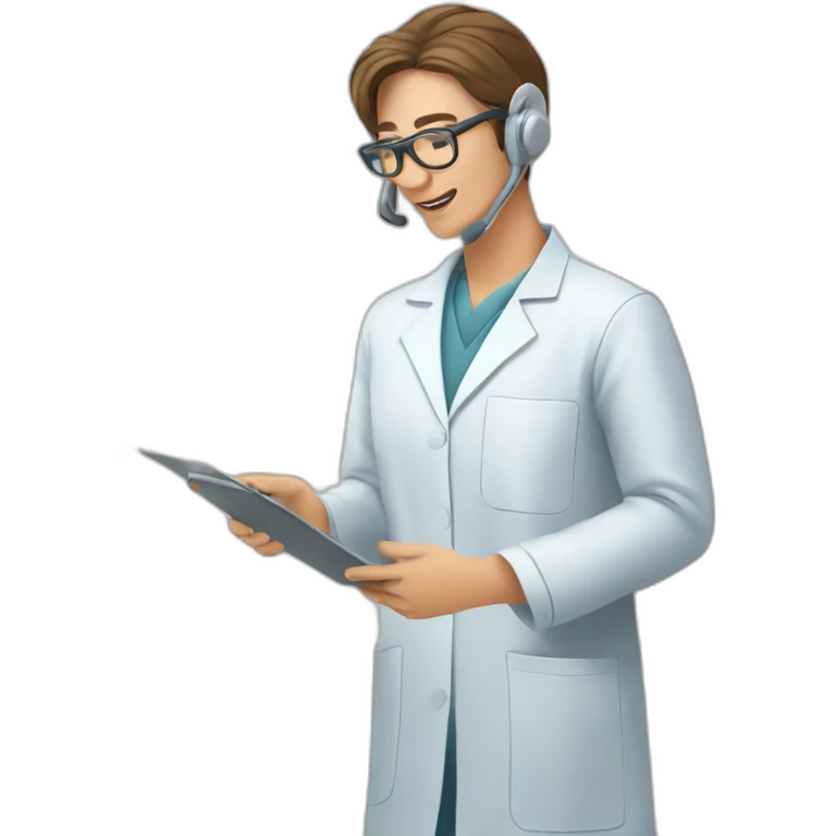 Radiologist-performing-ultrasound emoji