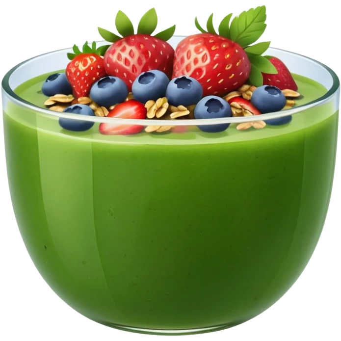 VERY BIG GREENJUICE GLASS LIKE BOWL emoji