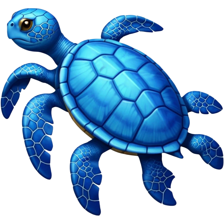 Bleu turtle  emoji