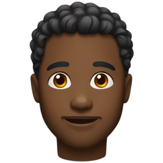 black man emoji