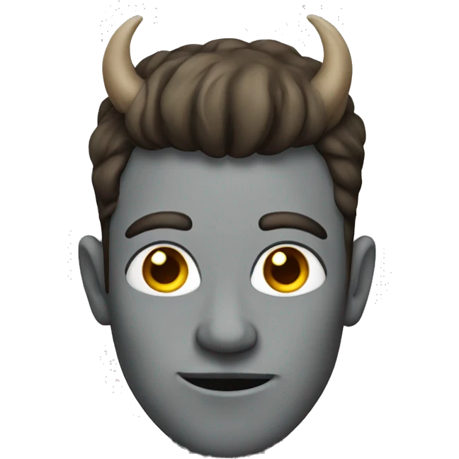 human with horns emoji