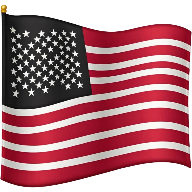 Black American heritage flag  emoji