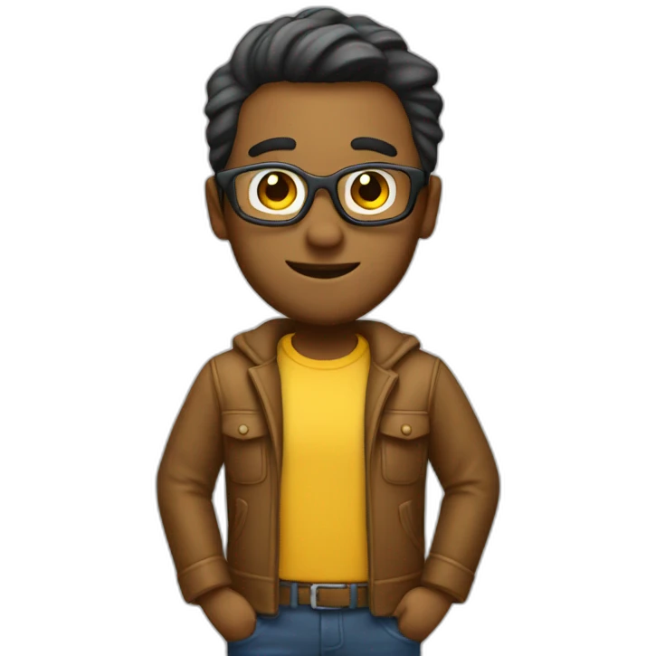 developer at wheel of car emoji