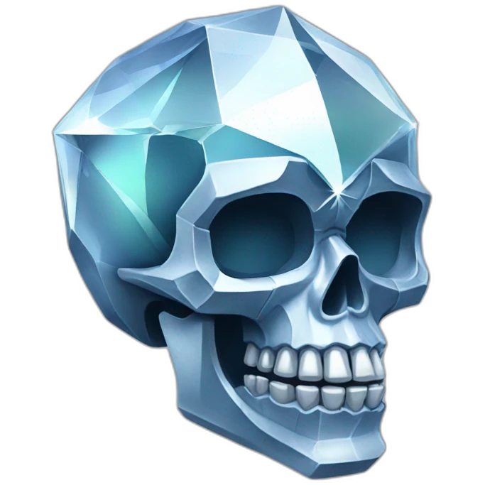 Jewel skull diamond emoji