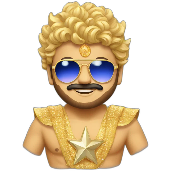 Golden star ganesh emoji