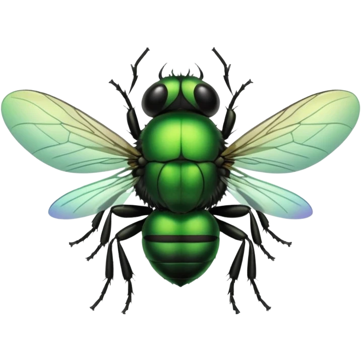 a cute fly emoji