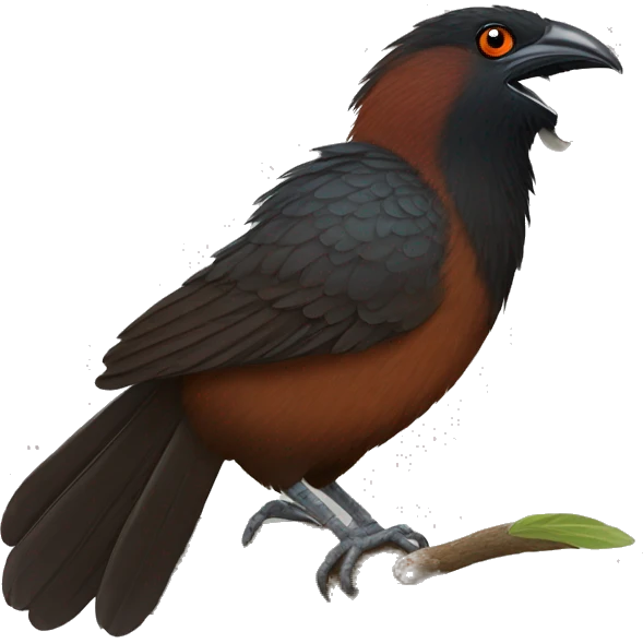 Greater coucal emoji