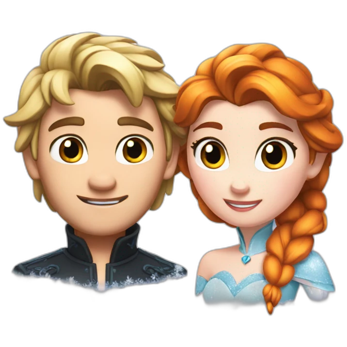 frozen and fire emoji