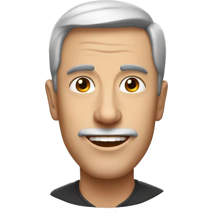 Elongated musk emoji