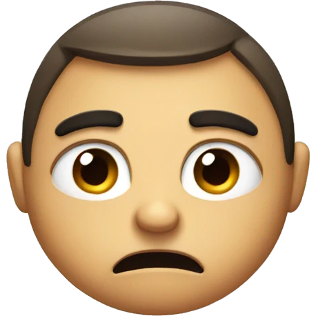 annoyed face emoji