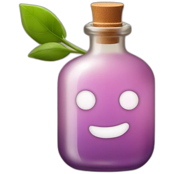 Essential oil bottle emoji