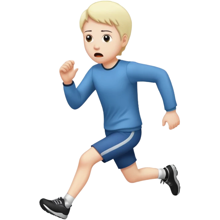 running from god emoji
