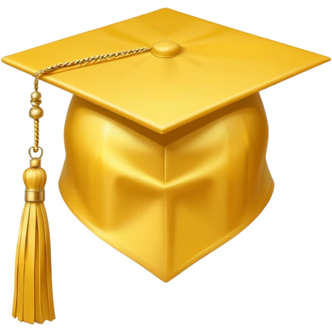 yellow graduation cap emoji