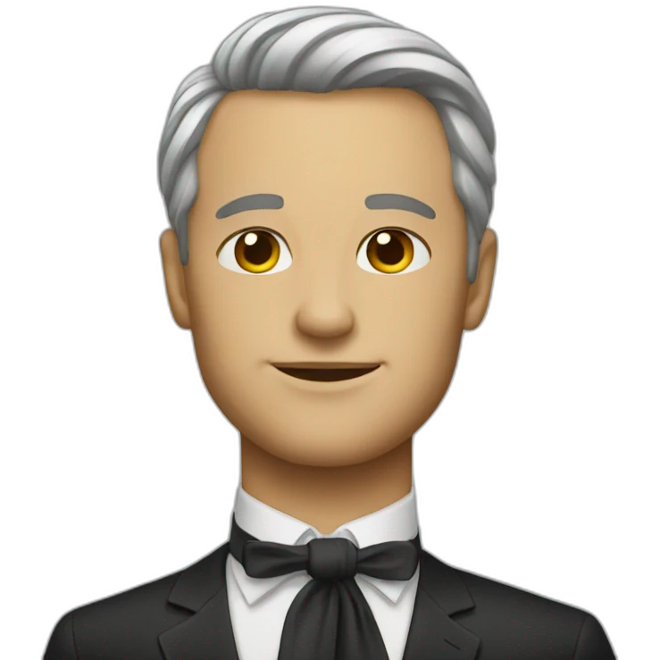 elegant man emoji