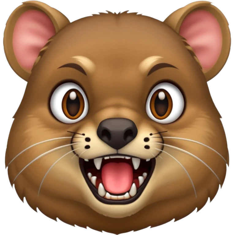 hyrax with fangs emoji