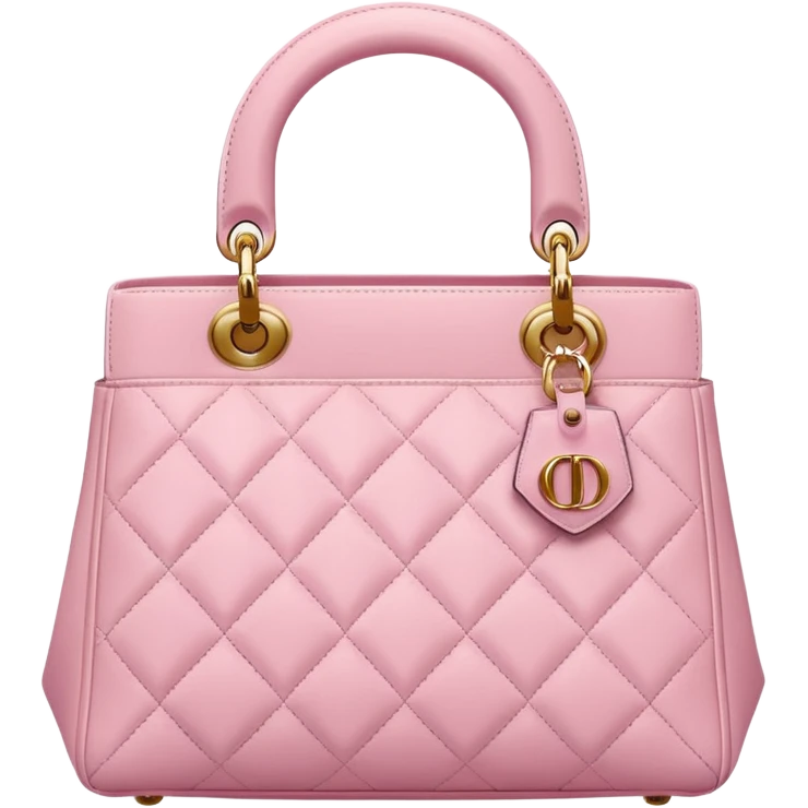 Pink Dior bag emoji