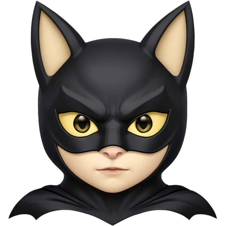 animalistic batman kitty emoji