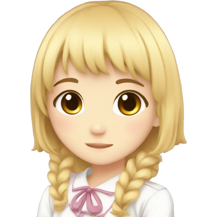 shoujo cute anime romance girl  emoji