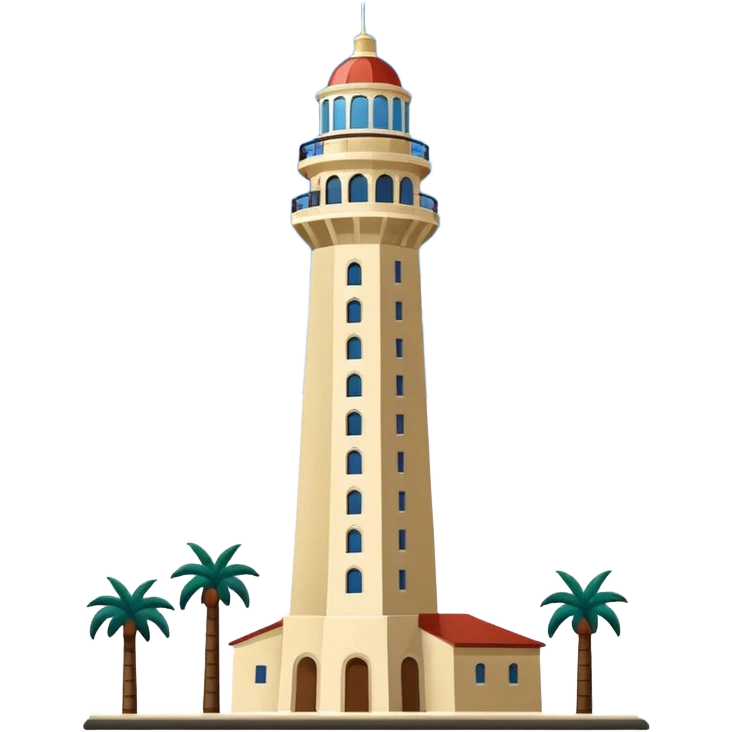 California Tower in San Diego, simple emoji