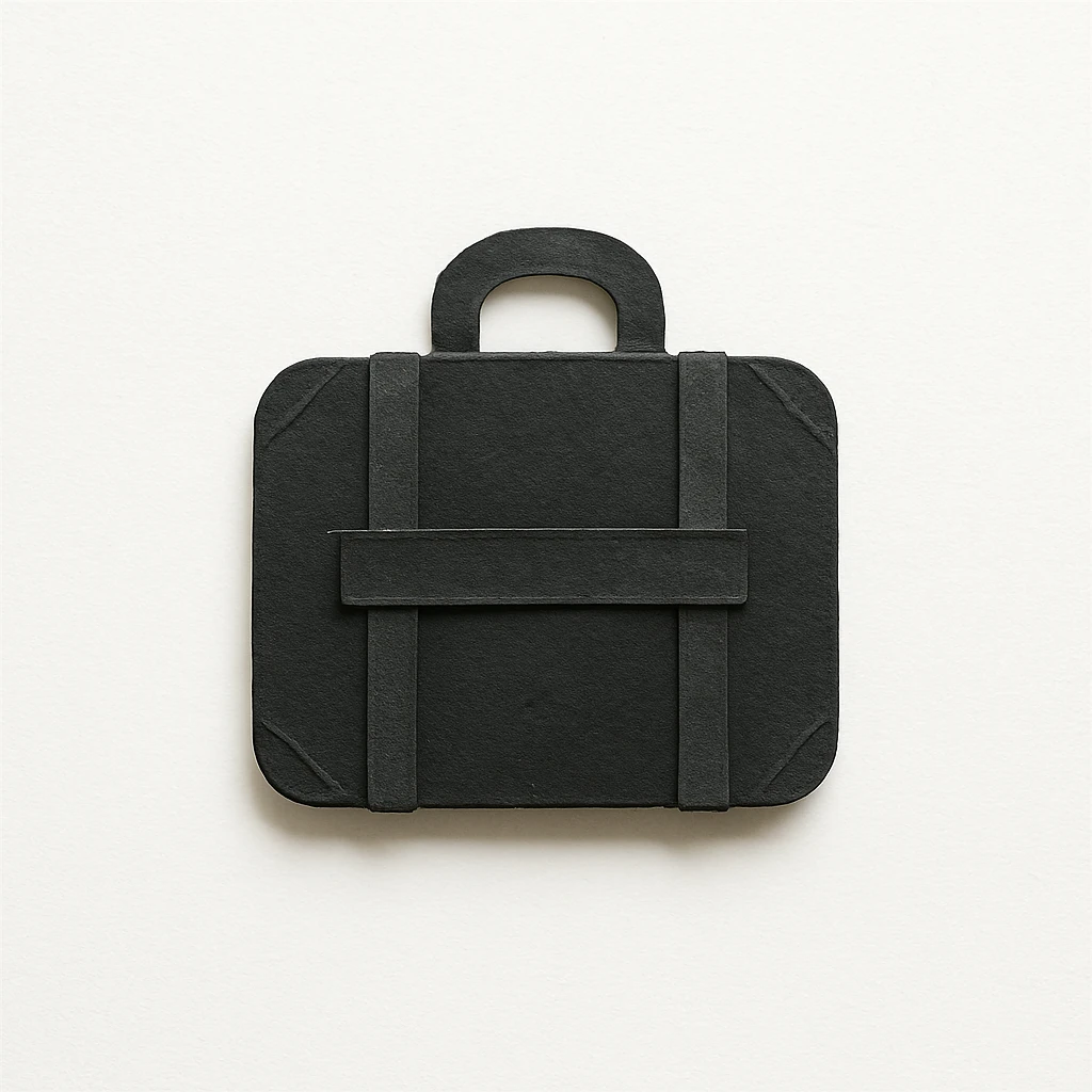 black suitcase emoji