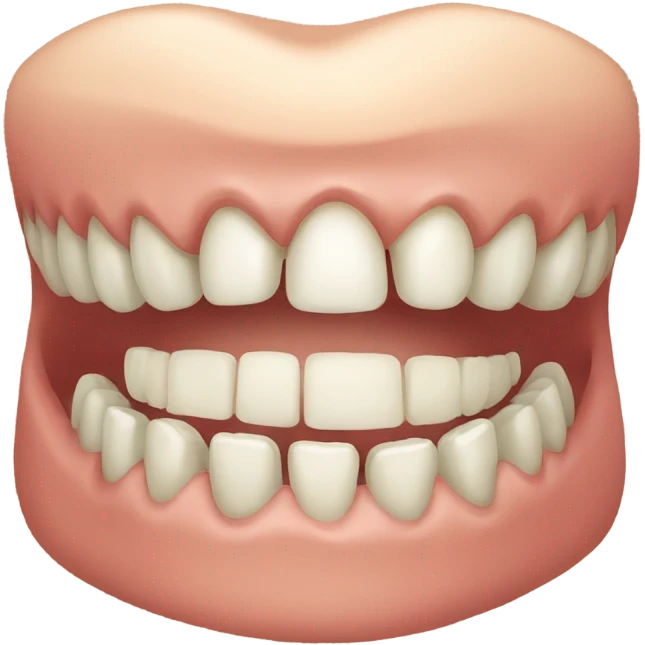 Old people teeth emoji