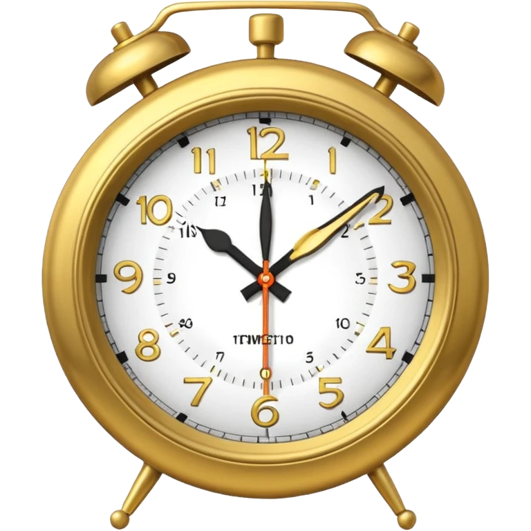 clock showing a 10 minutes before twelve. emoji