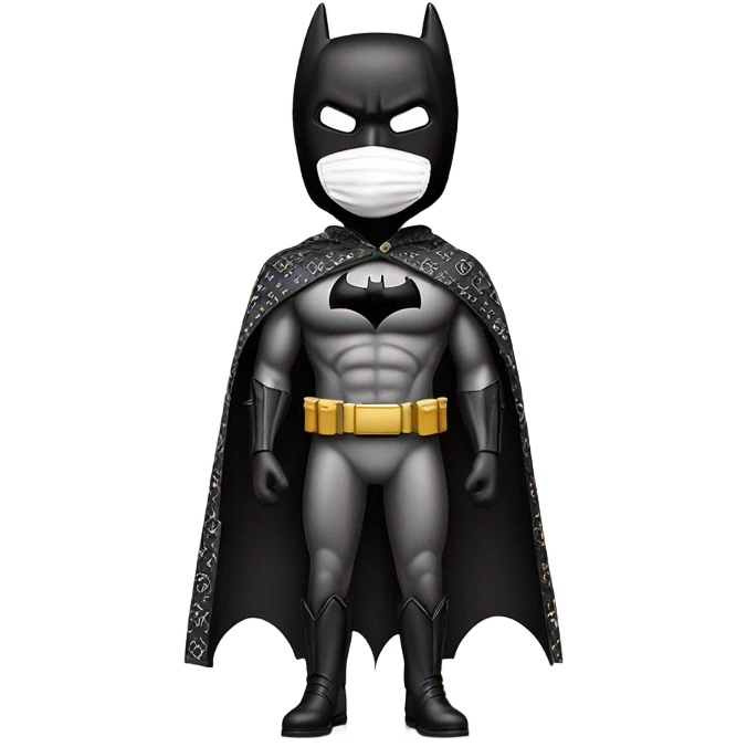 louis vuitton batman emoji