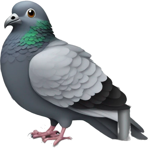 pigeon in prison emoji