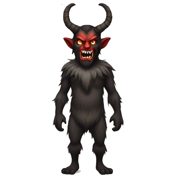 Full body Krampus emoji