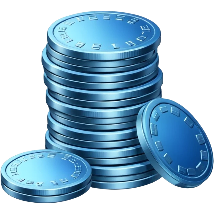 blue coins credit pack emoji