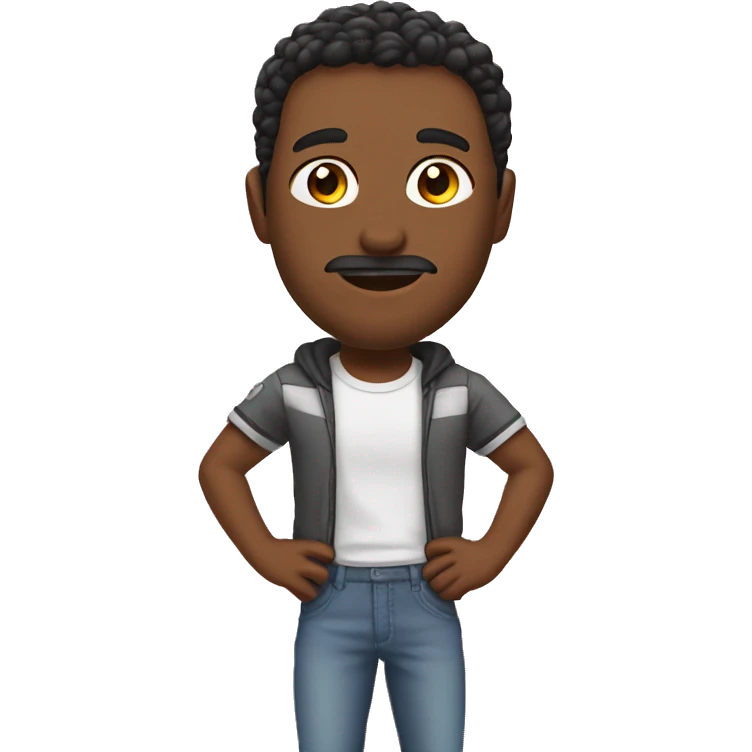 🤷🏻‍♂️👖👟👟 emoji