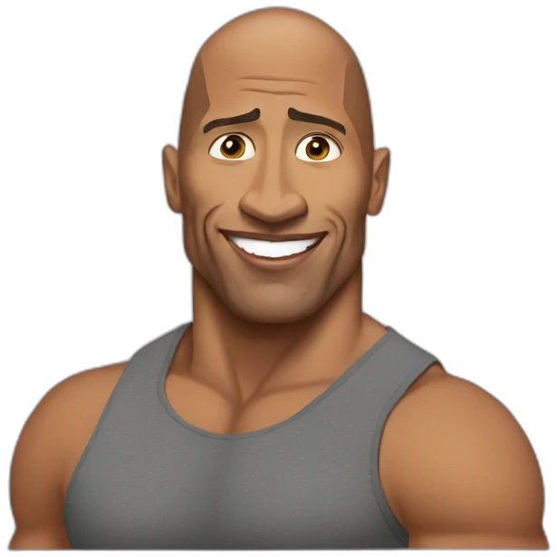 Dwayne Johnson emoji