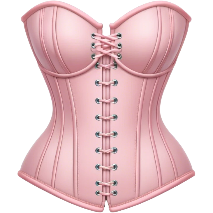 Pastel pink corset  emoji