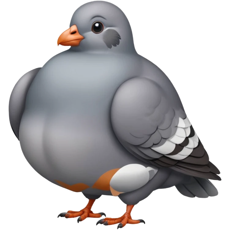 Fat pigeon emoji
