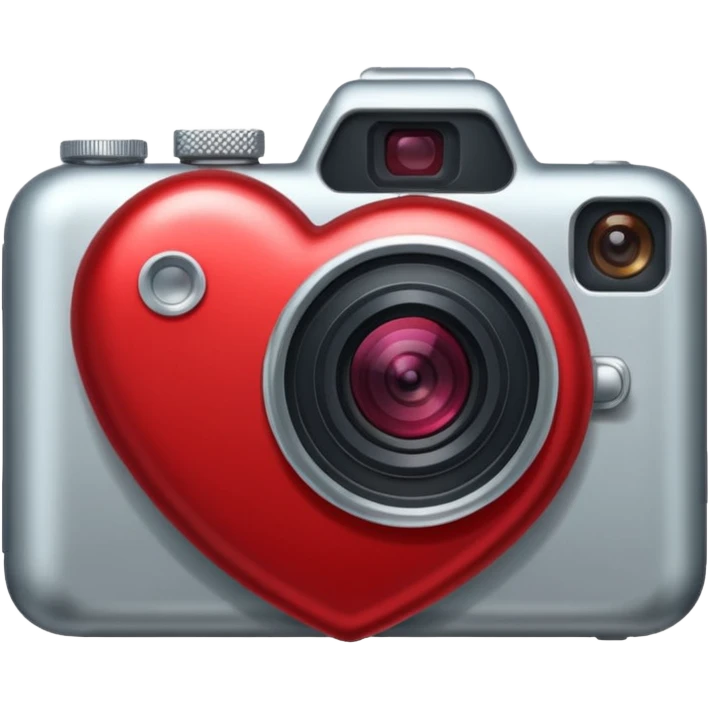 camera heart emoji
