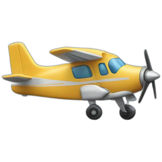 Piloting airplane emoji