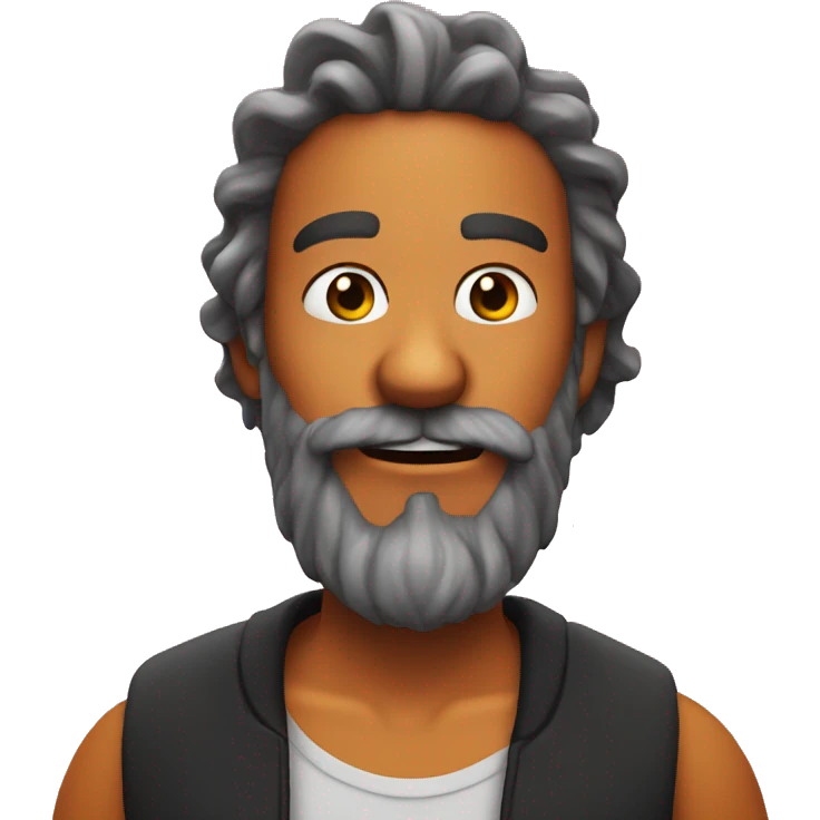 Flaming hot add a beard emoji