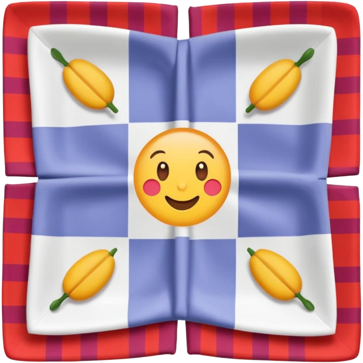 patterned napkin emoji
