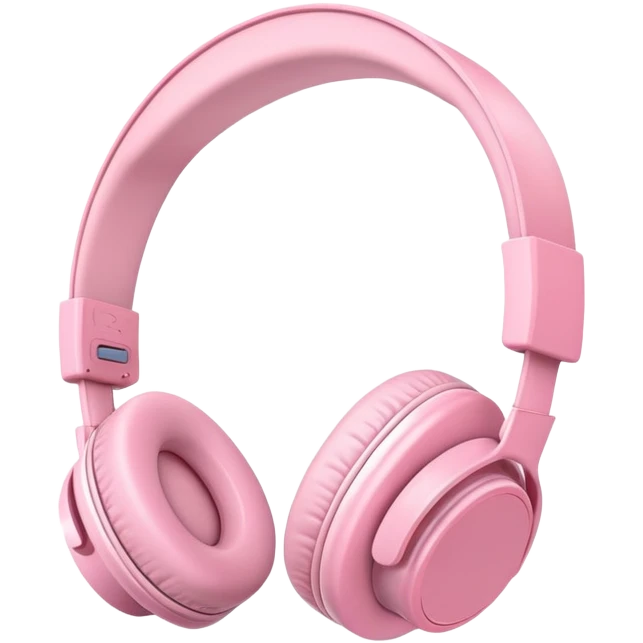 baby pink headphones emoji