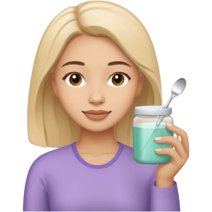 Perempuan lagi selfcare (tapi yang lebih ketutup) emoji